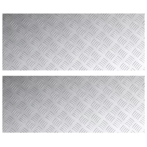  Alumínium Rácsos Lemezek 2 db Csúszásmentes 100x40 cm