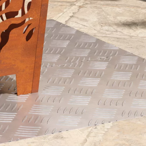  Alumínium Rácsos Lemezek 2 db Csúszásmentes 100x40 cm