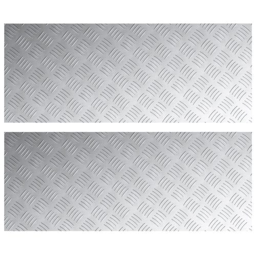  Alumínium Rácsos Lemezek 2 db Csúszásmentes 100x40 cm