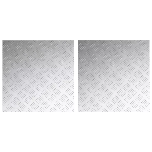  Alumínium Rácsos Lemezek 2 db Csúszásmentes 50x50 cm