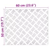  Alumínium Rácsos Lemezek 4 db Csúszásmentes 60x50 cm