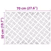  Alumínium Rácsos Lemezek 4 db Csúszásmentes 70x50 cm