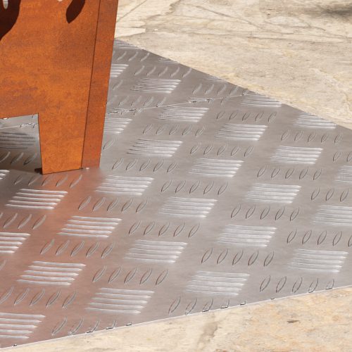  Alumínium Csekk Mintás 2 db Csúszásmentes 80x50 cm