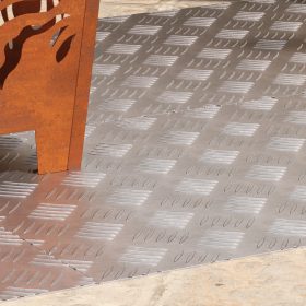  Alumínium Rácsos Lemezek 4 db Csúszásmentes 100x50 cm