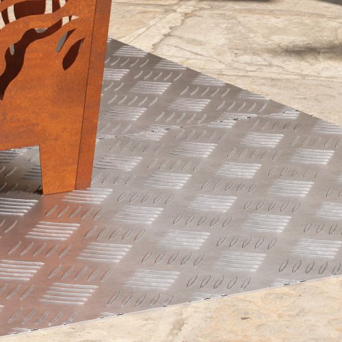  Alumínium Rácsos Lemezek 2 db Csúszásmentes 100x50 cm