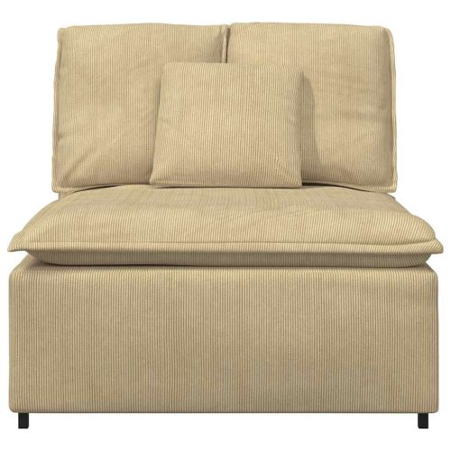  szürke-zöld moduláris kanapé középső modul párnákkal