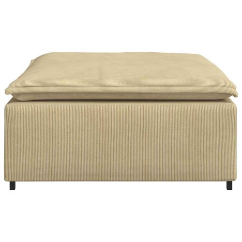  szürke-zöld moduláris kanapé lábzsámoly modul