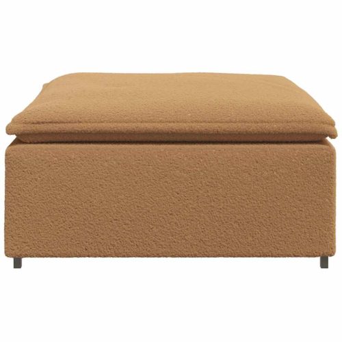  bézs moduláris kanapé lábzsámoly modul 100x100x48 cm