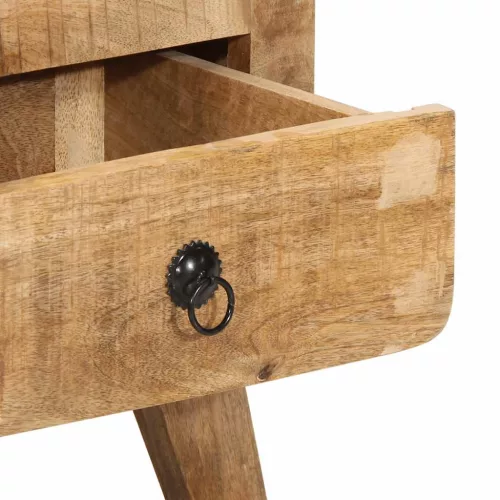  éjjeliszekrény 2 db 40x32x46 cm tömör nyers mangófa