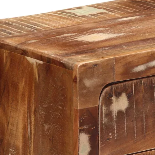  éjjeliszekrény 2 db 40x32x46 cm tömör újrahasznosított fa