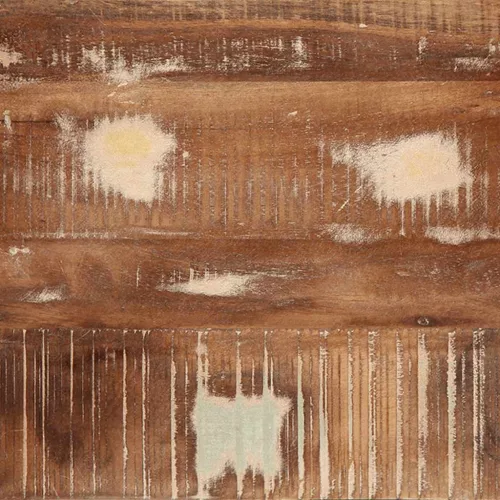  2 db tömör újrahasznosított fa éjjeliszekrény 37x32x50 cm