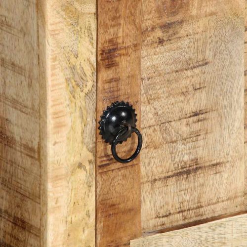  tömör nyers mangófa TV-szekrény 105x46x32 cm