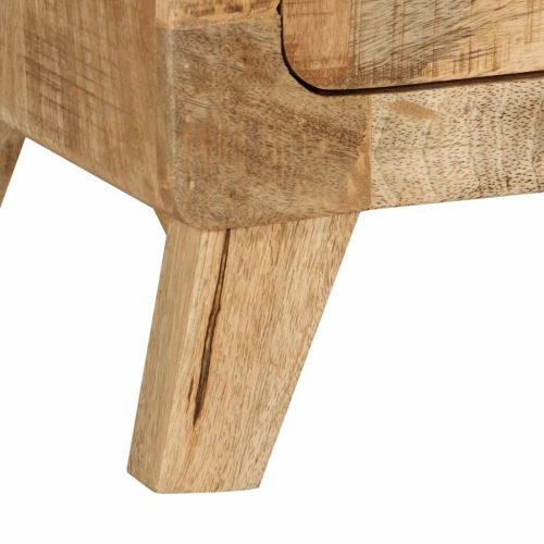  tömör nyers mangófa TV-szekrény 105x46x32 cm