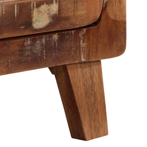  tömör újrahasznosított fa TV-szekrény 105x46x32 cm