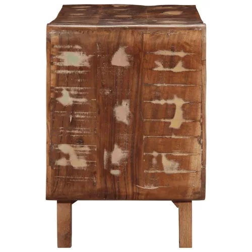  tömör újrahasznosított fa TV-szekrény 105x46x32 cm