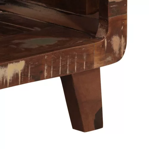  tömör újrahasznosított fa TV-szekrény 105x46x32 cm