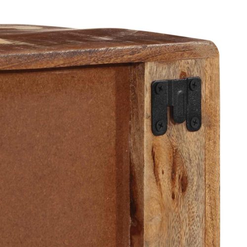  tömör újrahasznosított falra szerelhető TV-szekrény 100x32x25cm