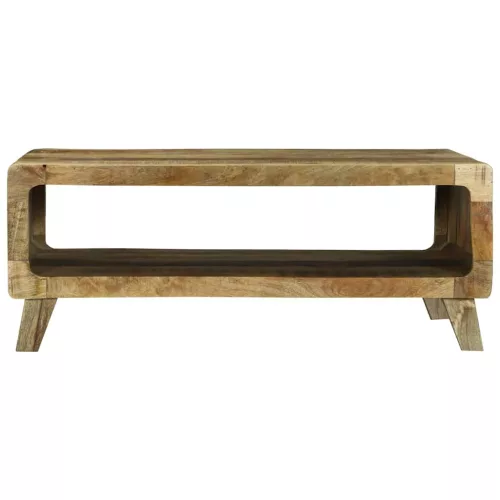  Dohányzóasztal Barna 90 x 50 x 35 cm Tömör Mangófát