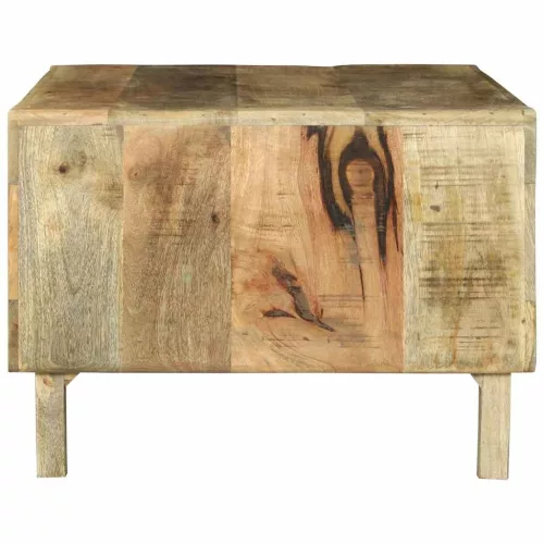  Dohányzóasztal Barna 90 x 50 x 35 cm Tömör Mangófát