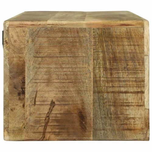  TV szekrény polcokkal Barna 80 x 30 x 25 cm Tömör mangófa