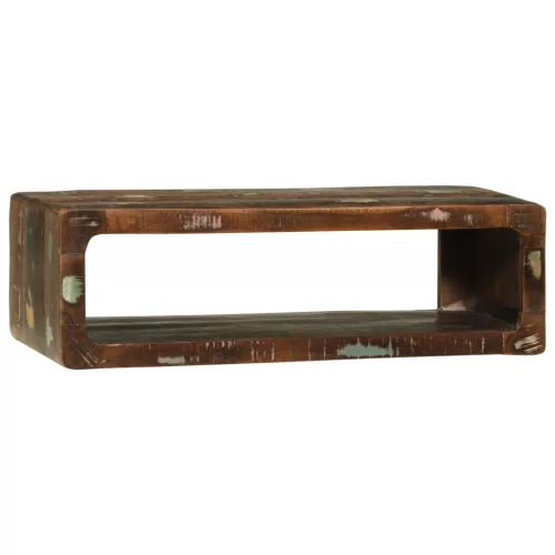  TV szekrény Többszínű 80x30x25 cm Tömör fa újrahasznosított