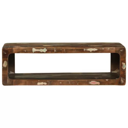  TV szekrény Többszínű 80x30x25 cm Tömör fa újrahasznosított