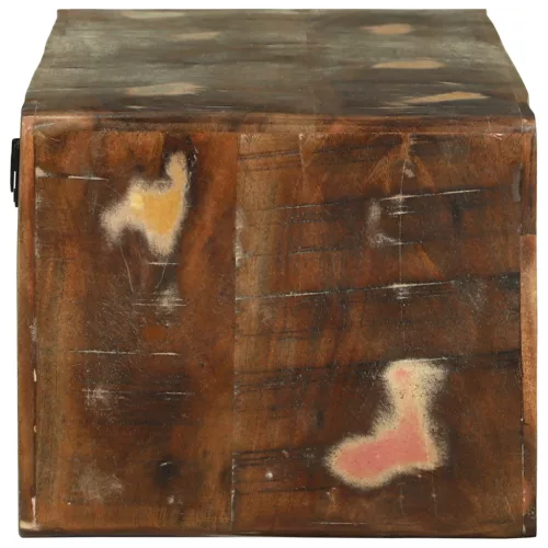  TV szekrény Többszínű 80x30x25 cm Tömör fa újrahasznosított