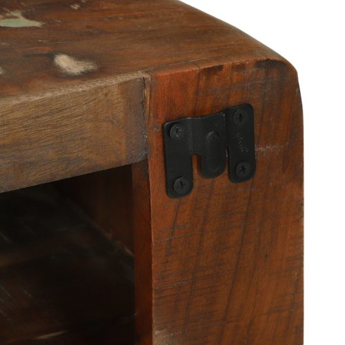  TV szekrény 80x32x36 cm Tömör újrahasznosított fa