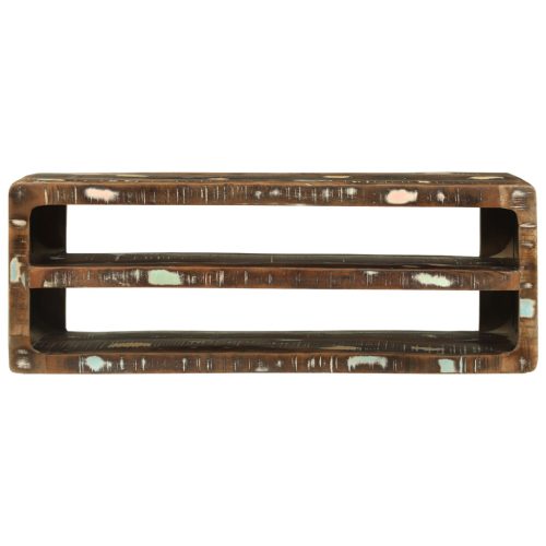  TV szekrény 100x32x36 cm Tömör fa újrahasznosított