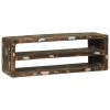  TV szekrény 100x32x36 cm Tömör fa újrahasznosított