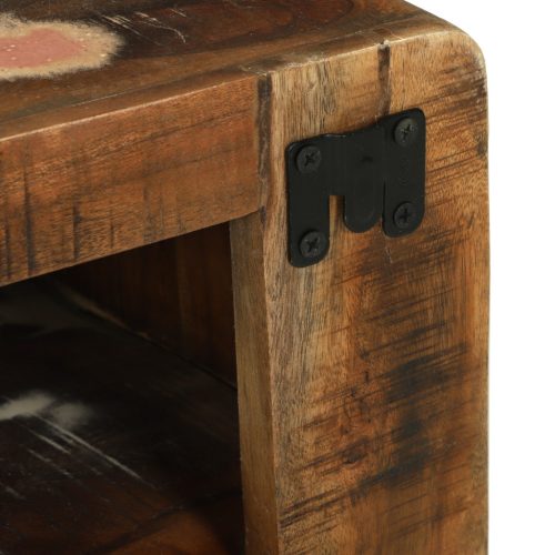  TV szekrény 100x32x36 cm Tömör fa újrahasznosított