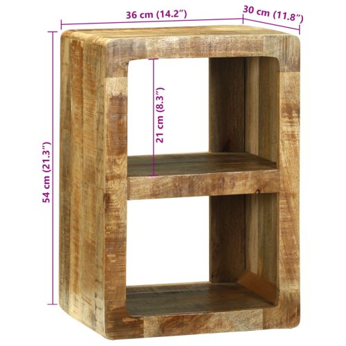  TV szekrény 36x30x54 cm Tömör fa Mangó