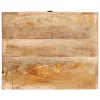  Végasztalok fiókkal tárolóval ajtóval Barna 40 x 32 x 46 cm tömör mangófa