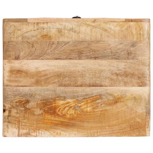  Végasztalok fiókkal tárolóval ajtóval Barna 40 x 32 x 46 cm tömör mangófa