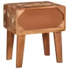  Végasztalok Sokszínű 40 x 32 x 46 cm tömör újrahasznosított fa