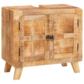    Fürdőszoba Székény polcokkal tárolóval ajtóval Barna Tömör Mangó Fa, Mérnöki Fa