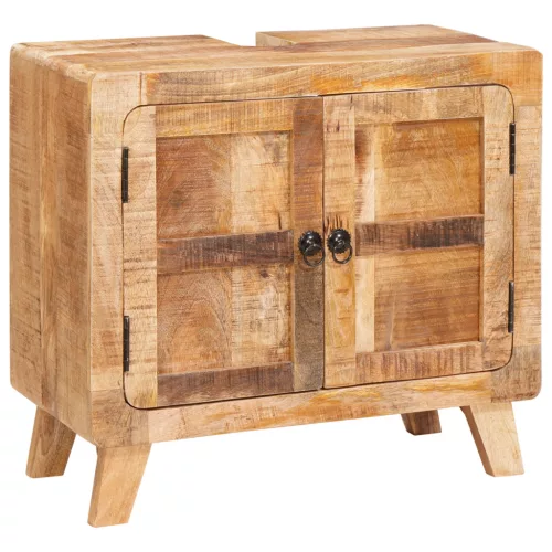  Fürdőszoba Székény polcokkal tárolóval ajtóval Barna Tömör Mangó Fa, Mérnöki Fa