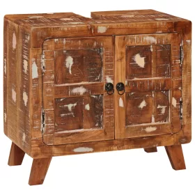    Fürdőszoba Székény Többszínű Tömör Mangó Fa, Mérnöki Fa