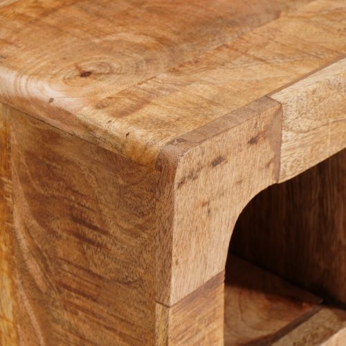  Borágas tárolóval Barna 44 x 30 x 35 cm Szilárd mangófa