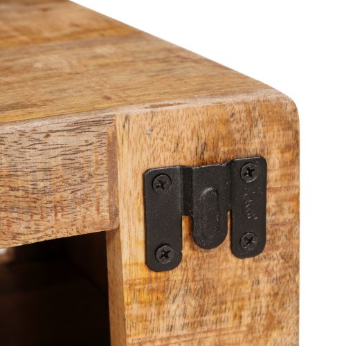  Borágas tárolóval Barna 44 x 30 x 35 cm Szilárd mangófa