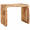  Végasztal Barna 60 x 35 x 46 cm Tömör Mangófát