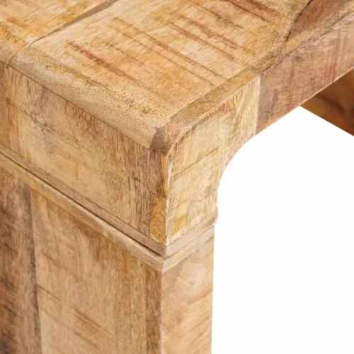  Végasztal Barna 60 x 35 x 46 cm Tömör Mangófát