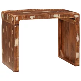  Végasztal 60 x 35 x 46 cm Tömör újrahasznosított fa