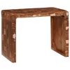  Végasztal 60 x 35 x 46 cm Tömör újrahasznosított fa