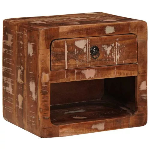  Fali éjjeli szekrény fiókkal polcokkal Sokszínű 40 x 30 x 36 cm