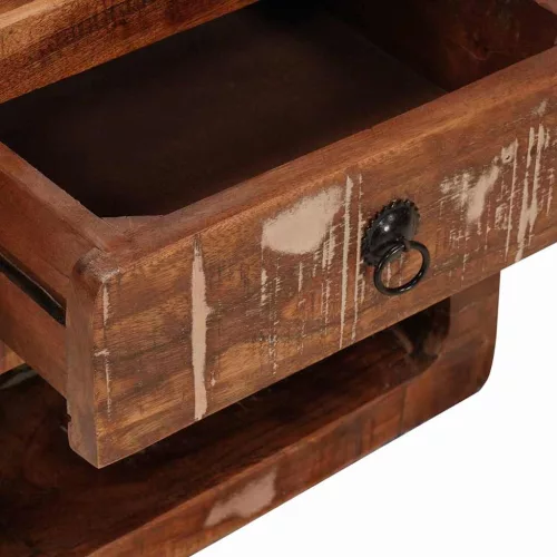  Fali éjjeli szekrény fiókkal polcokkal Sokszínű 40 x 30 x 36 cm