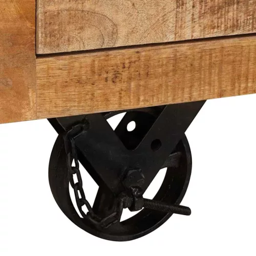  Oldalsó szekrény Barna 70 x 38 x 63 cm tömör mangófa