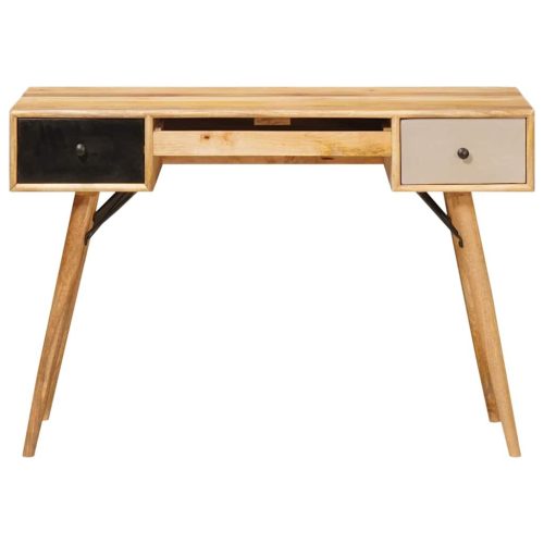  Íróasztal fiókkal Barna 110 x 55 x 76 cm Tömör Mangófát