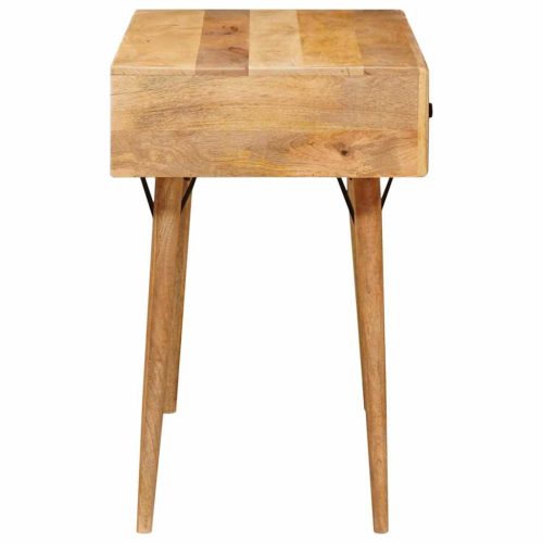  Íróasztal fiókkal Barna 110 x 55 x 76 cm Tömör Mangófát