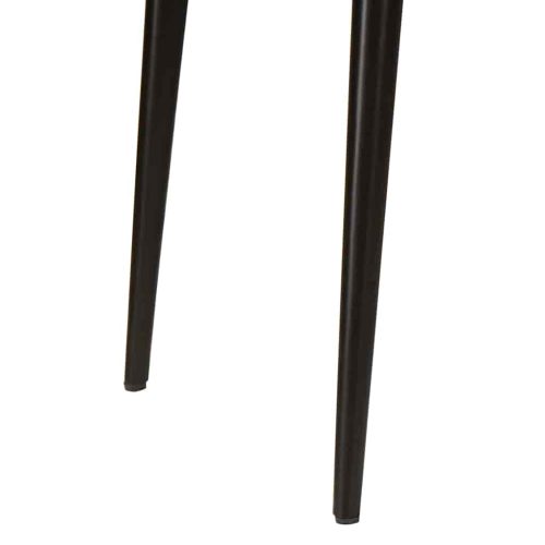  Étkezőasztalok Barna és fekete 110 x 55 x 75 cm Tömör Mangófát